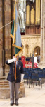 Our Standard in the Cathedral on Sunday